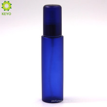 100ml vide cosmétique coloré parfum bleu pulvérisateur en plastique pompe bouteille